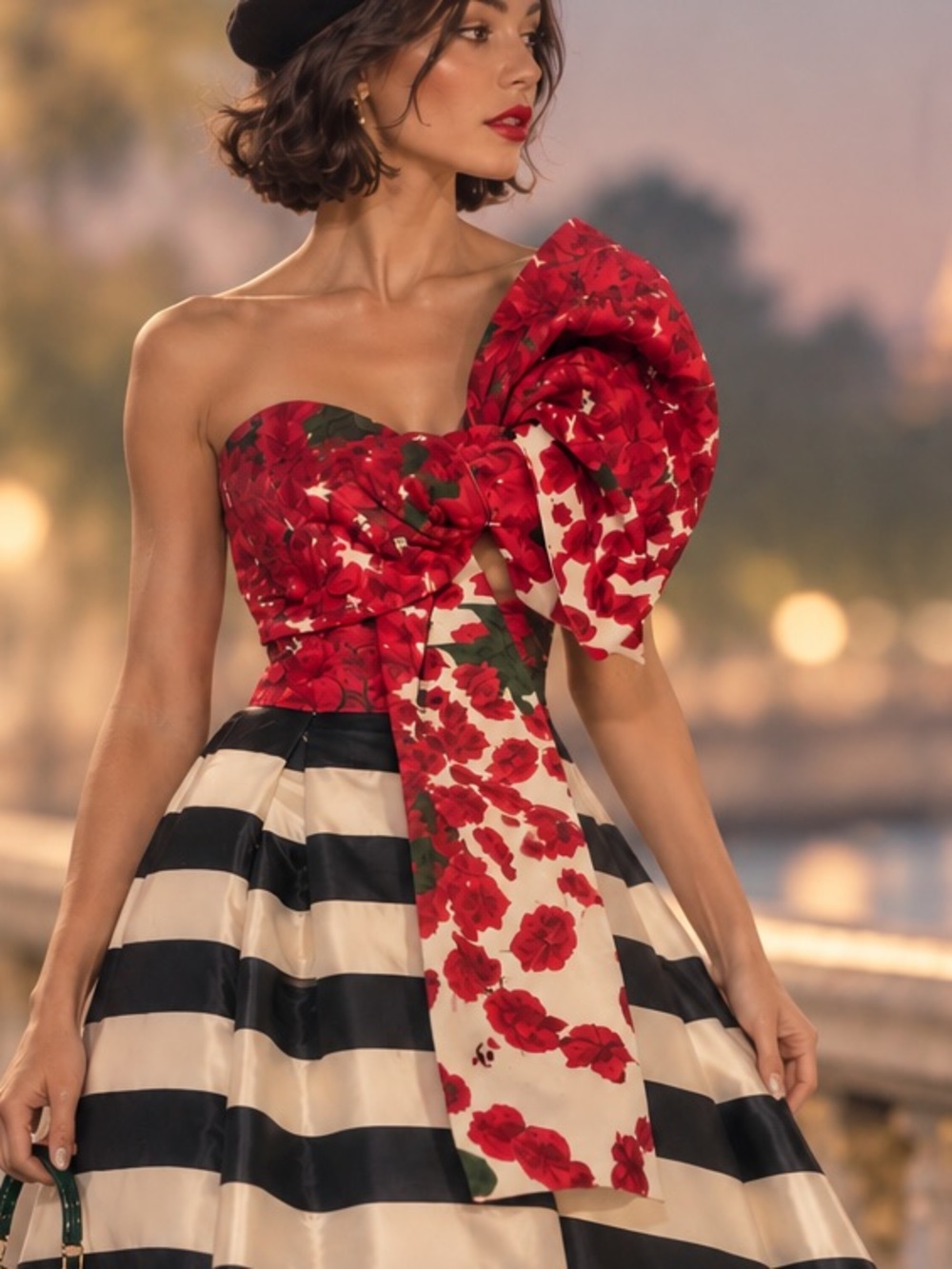 RARE ZÉTA Laso Floral Tie Top, NWT, retail $460. Home omming, prom, wedding
